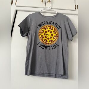 The Children's Place Gray Pizza Graphic Tee